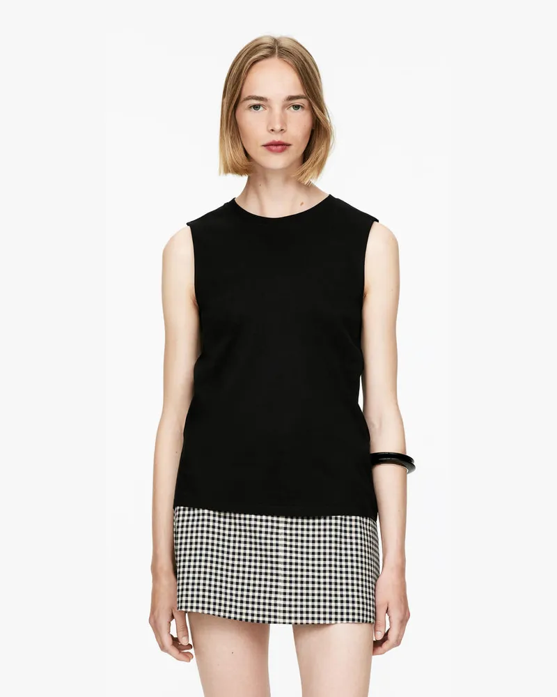 Arket Lockeres Tanktop -Schwarz Schwarz