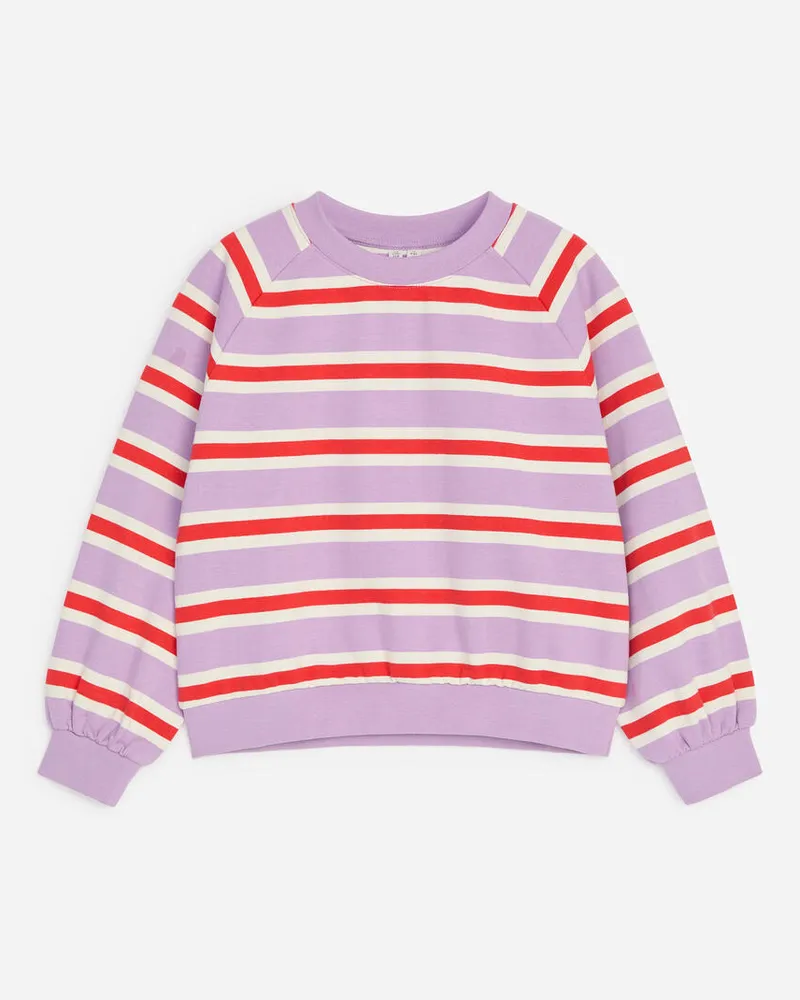 Arket Legeres Sweatshirt -Lila Lila