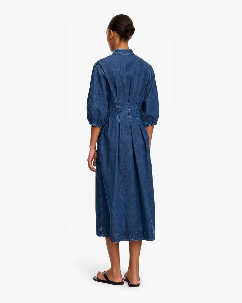 Arket Jeanskleid Aus Baumwolle -Blau Blau
