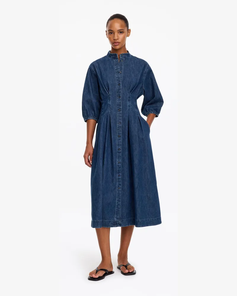 Arket Jeanskleid Aus Baumwolle -Blau Blau