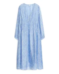 Arket Langärmliges Maxikleid Hellblau