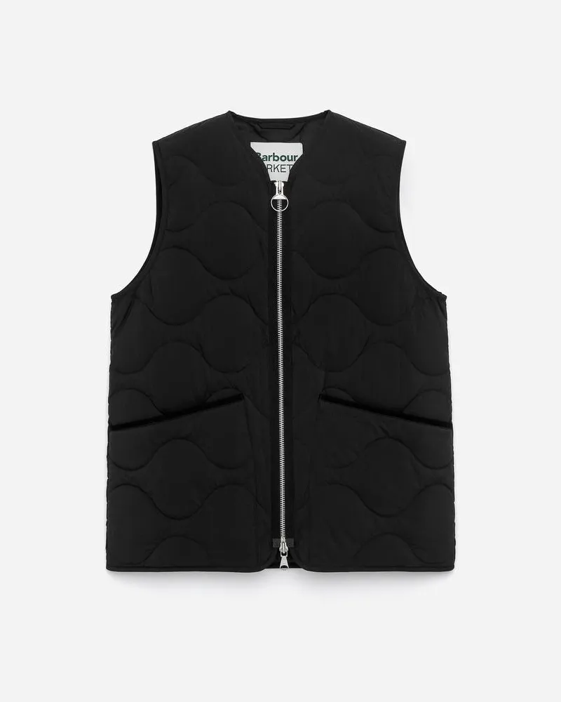 Arket ARKET Und Barbour Steppweste -Schwarz Schwarz