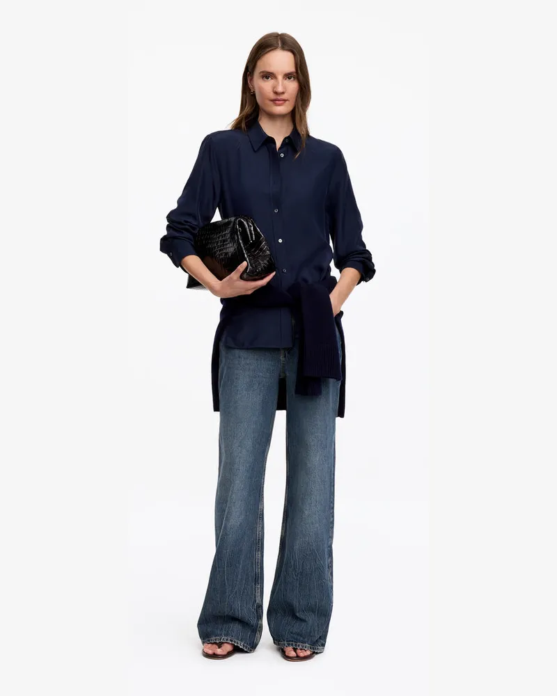Arket ELM Low Flared Jeans -Blau Blau