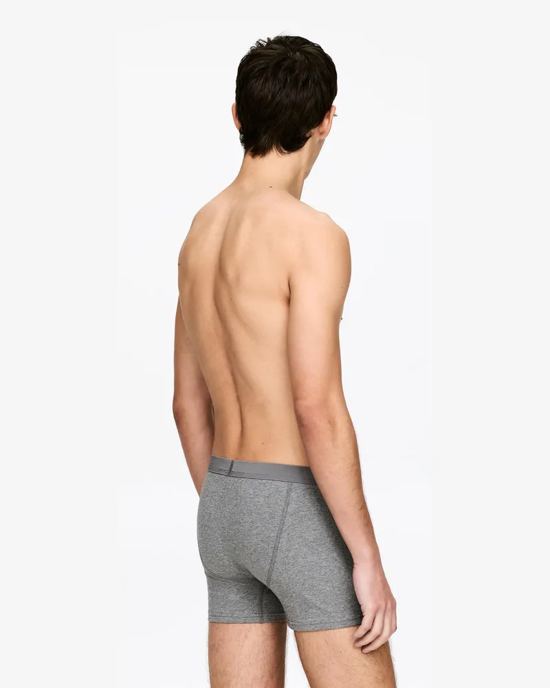 Arket Lange Boxer Aus Jersey 3er-Set -Grau Grau