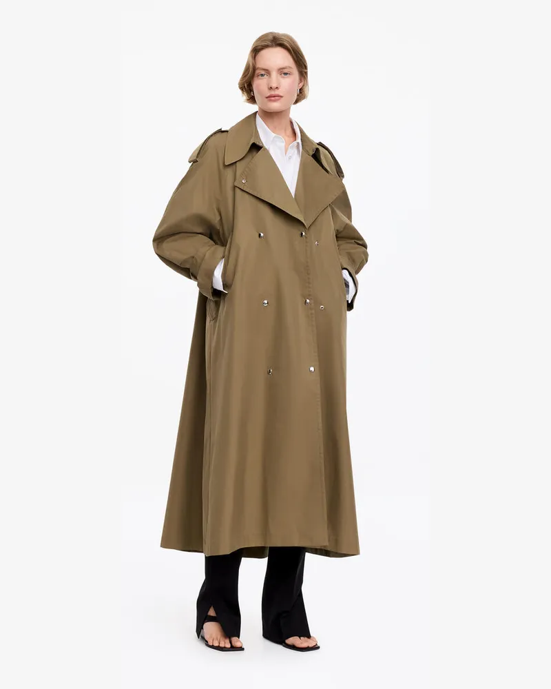 Arket Lockerer Trenchcoat -Beige Beige