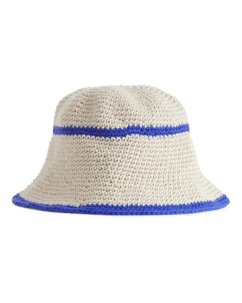 Arket Gehäkelter Sonnenhut - Beige|Blau|Mehrfarbig Beige