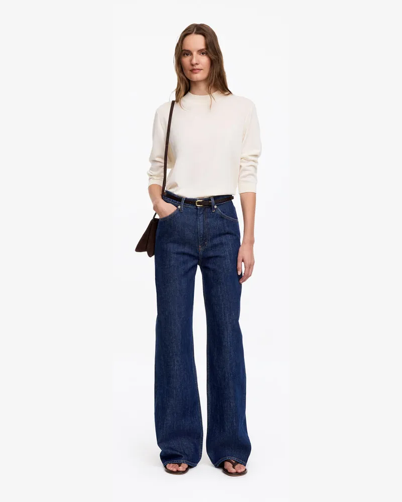 Arket LUPINE Flared Jeans -Blau Blau