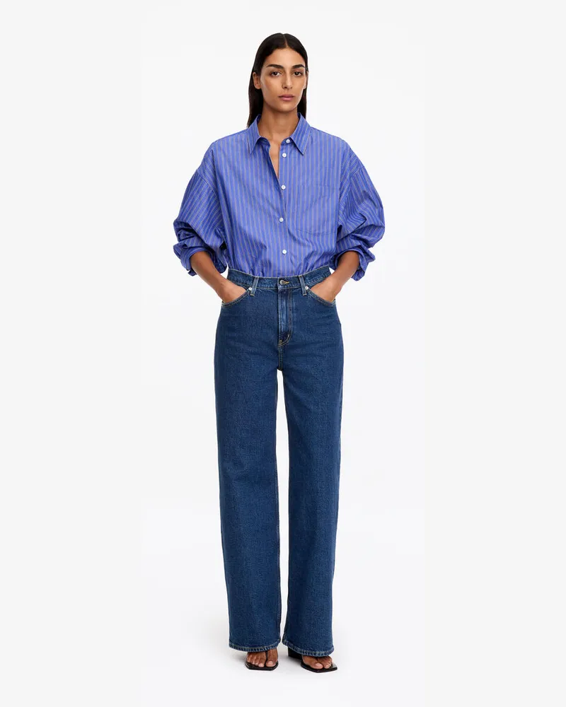 Arket LUPINE Flared Jeans -Blau Blau