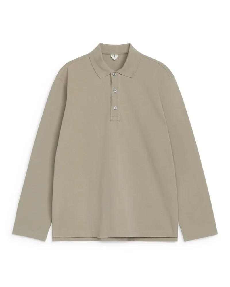 Arket Pikee-Poloshirt - Beige Taupe