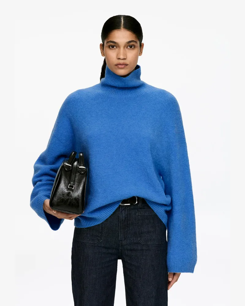 Arket Rollkragenpullover -Blau Blau