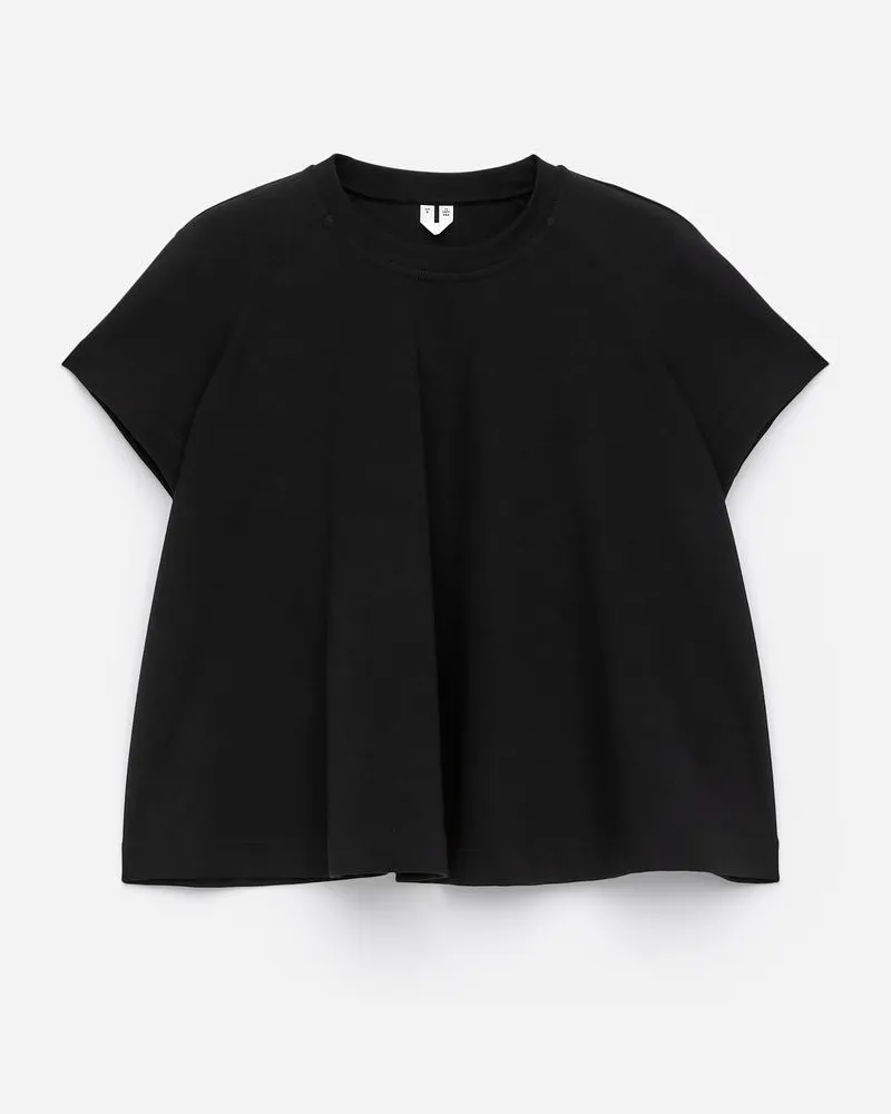 Arket T-Shirt In A-Linie -Schwarz Schwarz