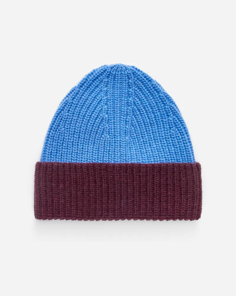 Arket Woll-Beanie -Blau Blau