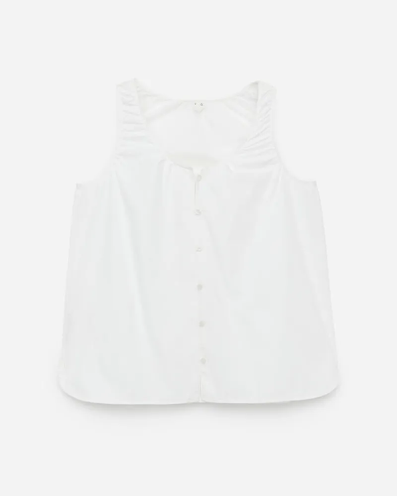 Arket Tanktop Aus Baumwolle - Weiß Weiß