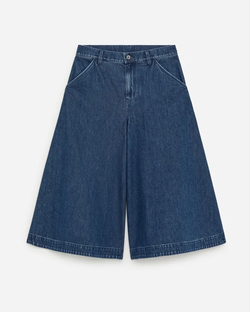 Arket Culotte Aus Denim -Blau Blau