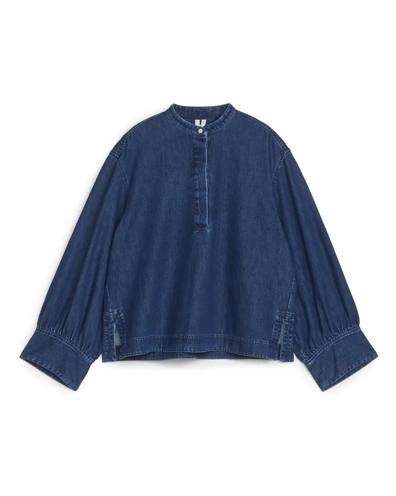 Arket Denimbluse -Blau Blau