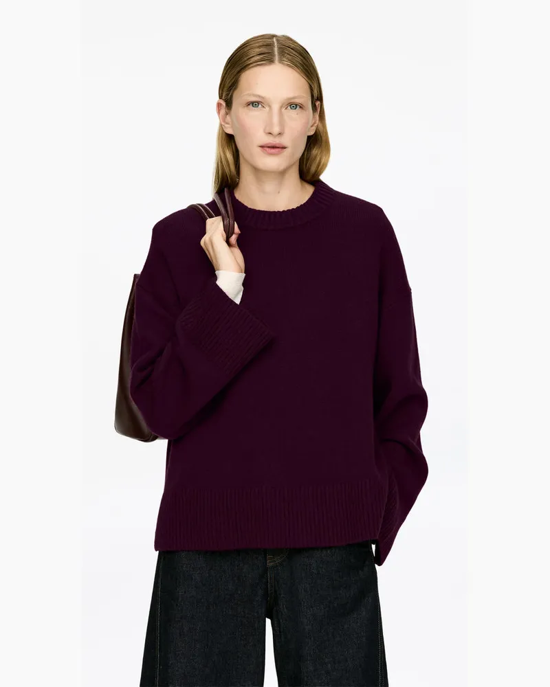 Arket Oversize-Pullover Aus Reinem Kaschmir​ -Rot Rot