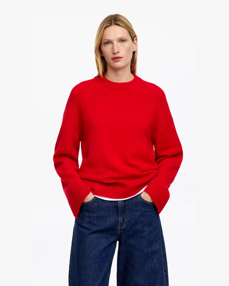 Arket Oversize-Pullover Aus Reinem Kaschmir​ -Rot Rot