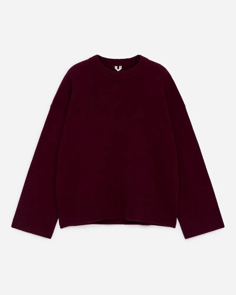 Arket Oversize-Pullover Aus Reinem Kaschmir​ -Rot Rot