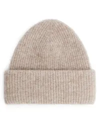 Arket Beanie aus Alpaka- Und Merinowolle Beige