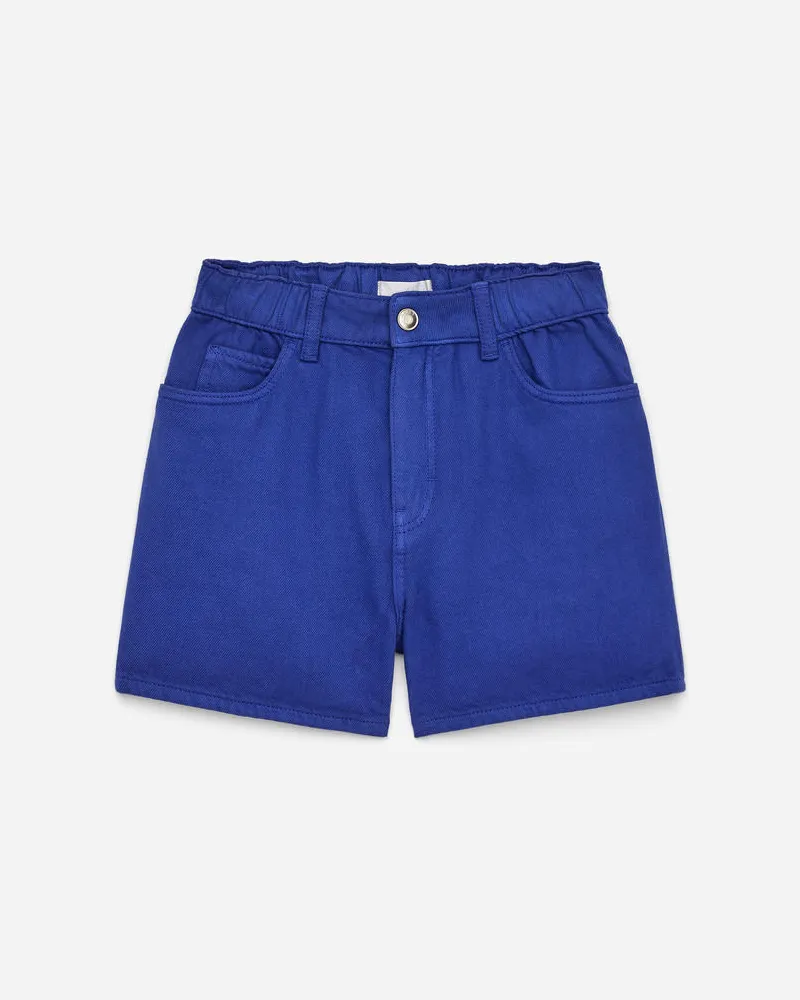 Arket Bestickte Jeansshorts -Blau Blau