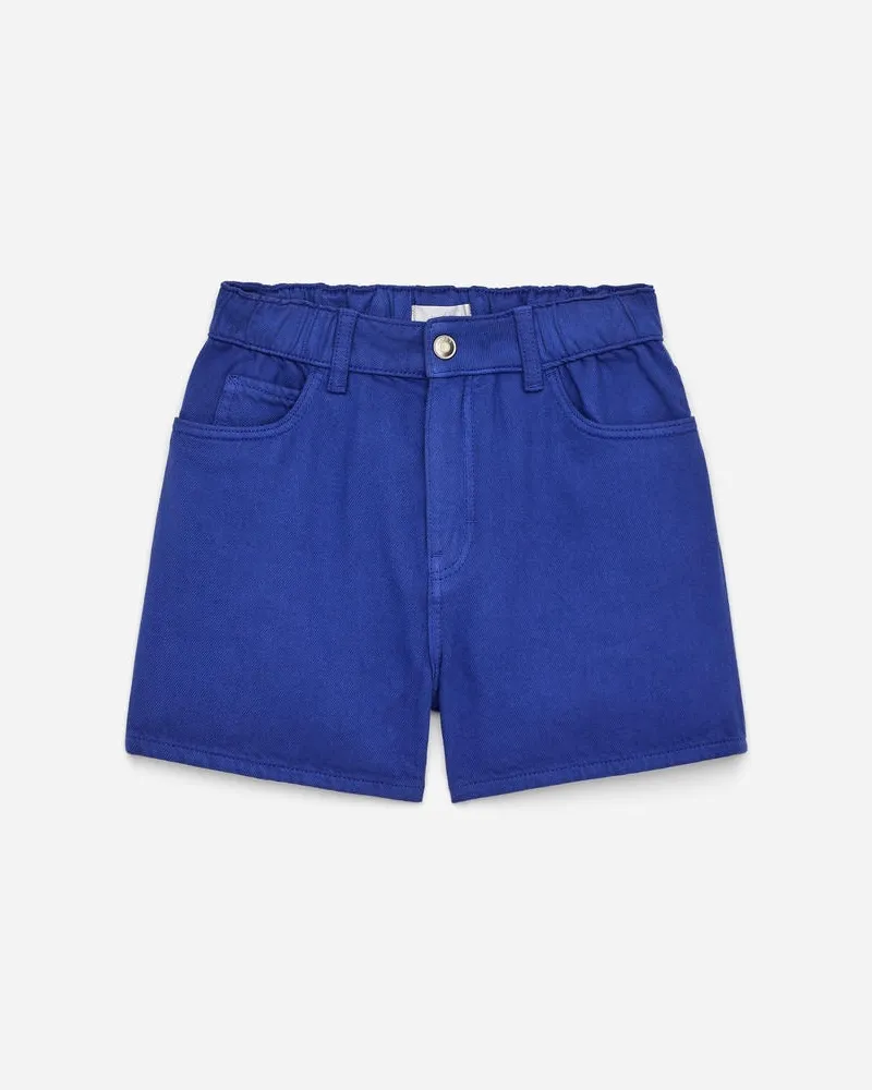 Arket Bestickte Jeansshorts -Blau Blau