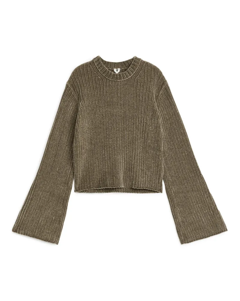 Arket Chenillepullover - Braun Taupe