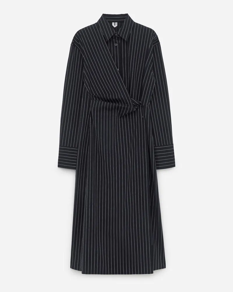 Arket Wickelkleid In Midilänge -Weiß Weiß