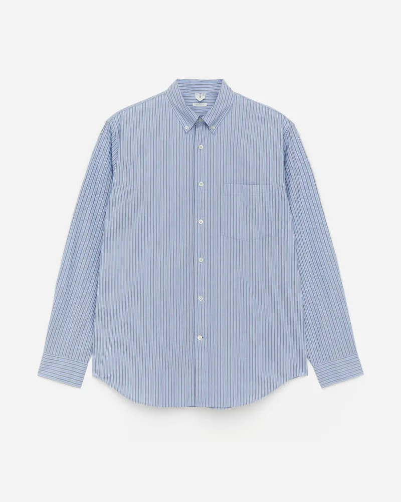 Arket Lockeres Button-Down-Hemd - Blau Blau