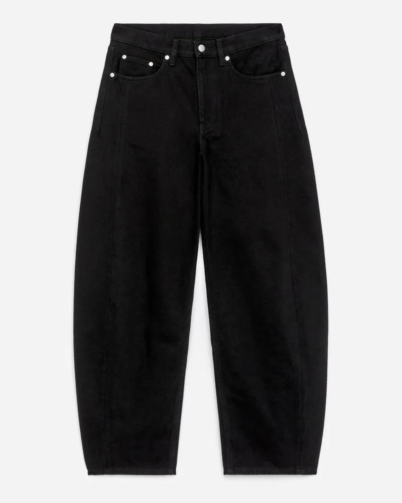 Arket BLOOM Barrel Jeans -Schwarz Schwarz