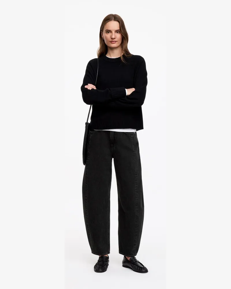 Arket BLOOM Barrel Jeans -Schwarz Schwarz