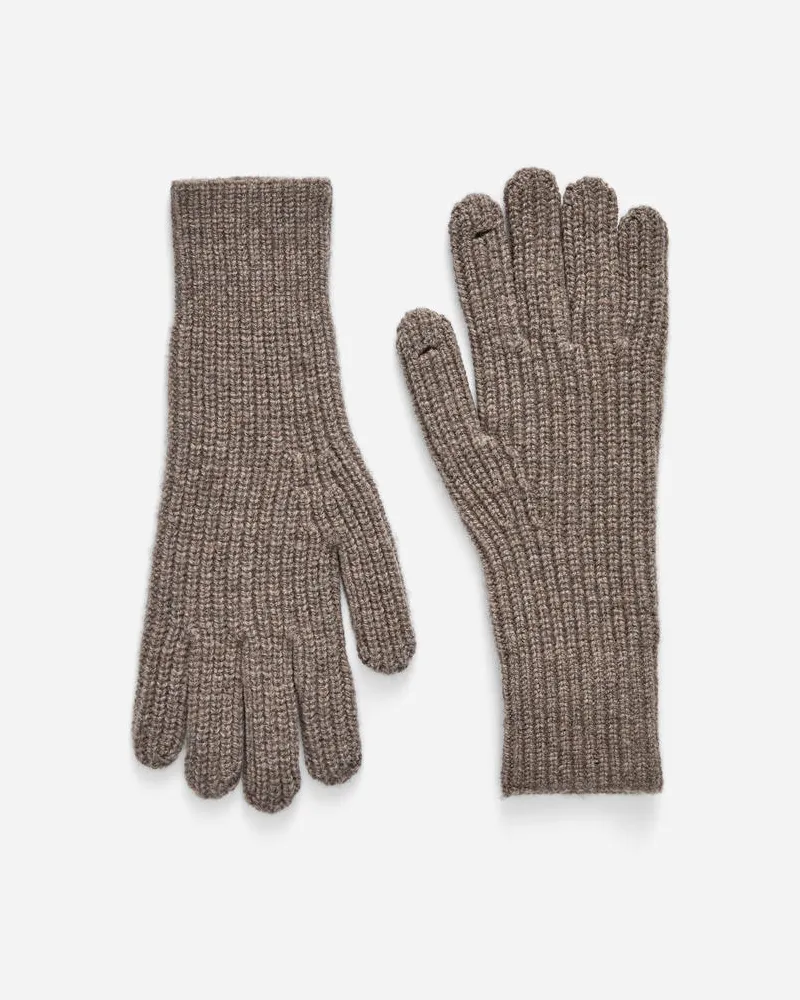 Arket Wollhandschuhe -Beige Beige
