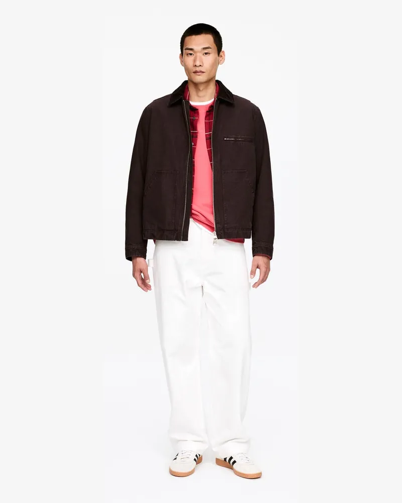 Arket Jacke Aus Baumwollcanvas -Braun Braun