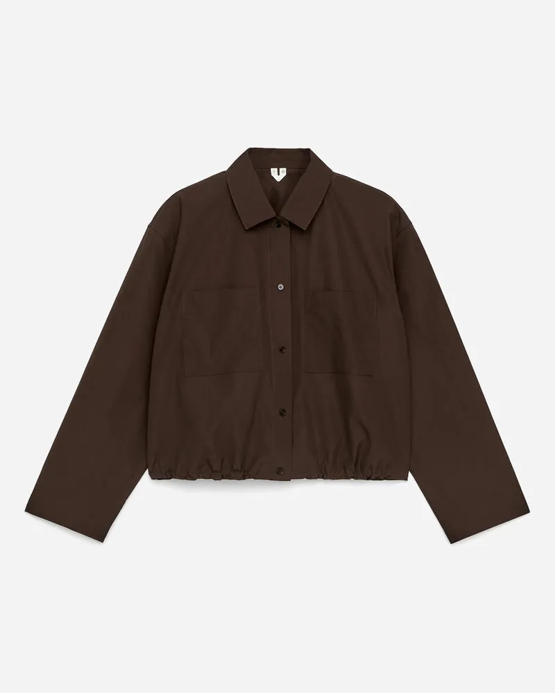 Arket Kurzer Blouson -Braun Braun