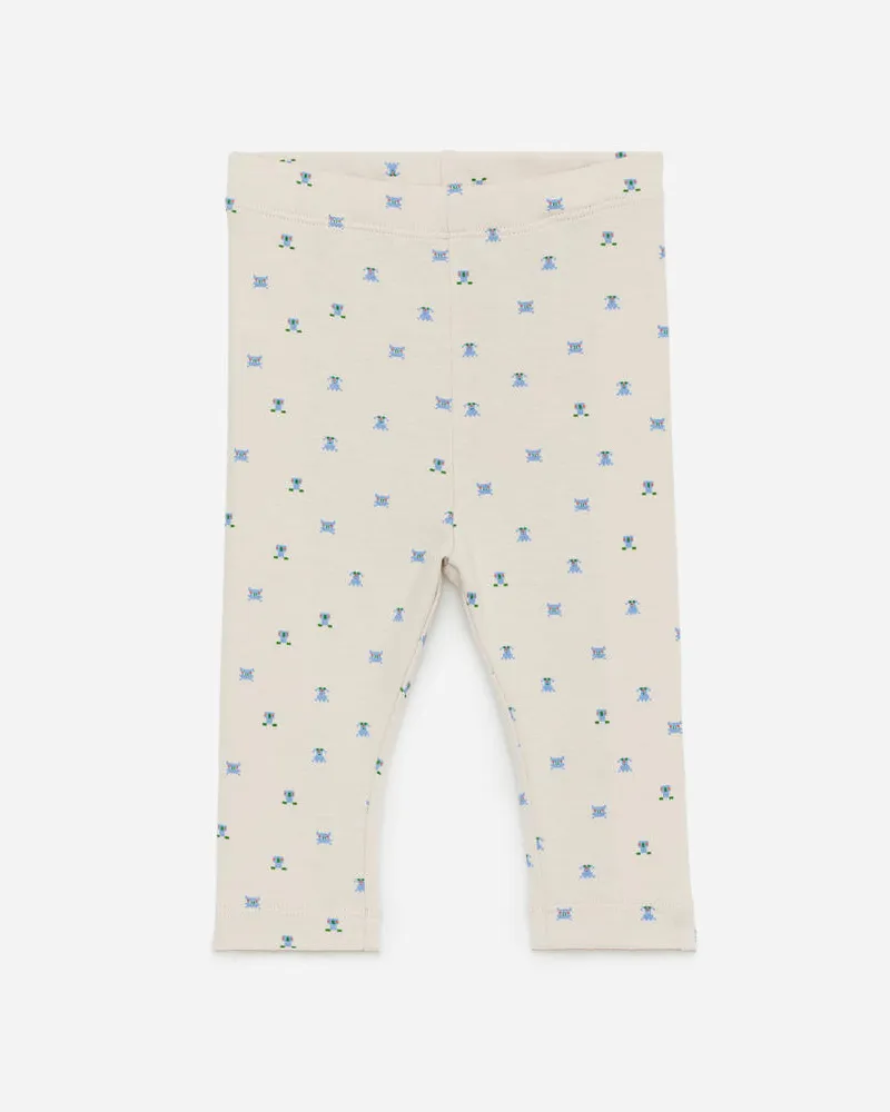 Arket Jerseyleggings - Weiß|Mehrfarbig Cremeweiß