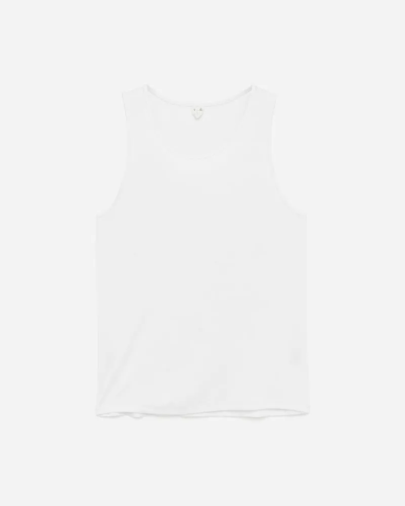 Arket Geripptes Tanktop - Weiß Weiß