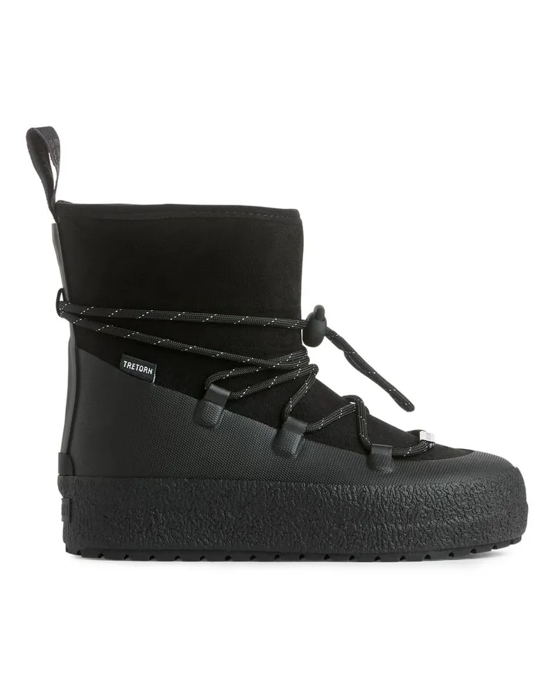 Arket Stiefel Aspa Hybrid Jr Von Tretorn - Schwarz Schwarz