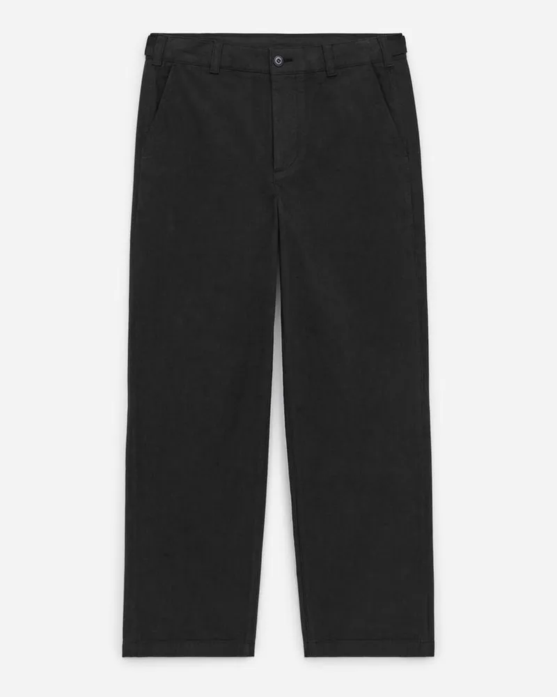 Arket Lockere Canvas-Hose - Schwarz Schwarz