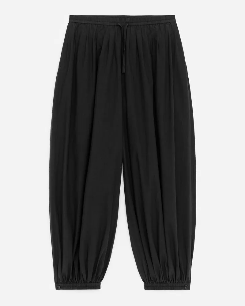 Arket Baumwollhose Mit Ballonschnitt -Schwarz Schwarz