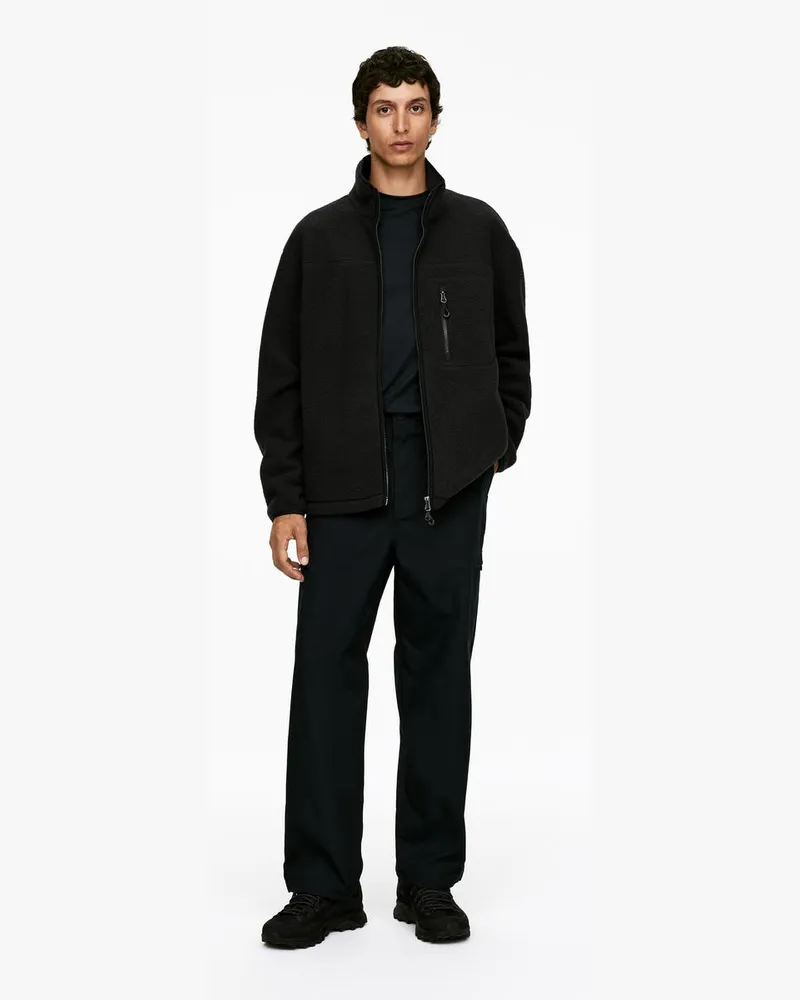 Arket Fleecejacke -Schwarz Schwarz