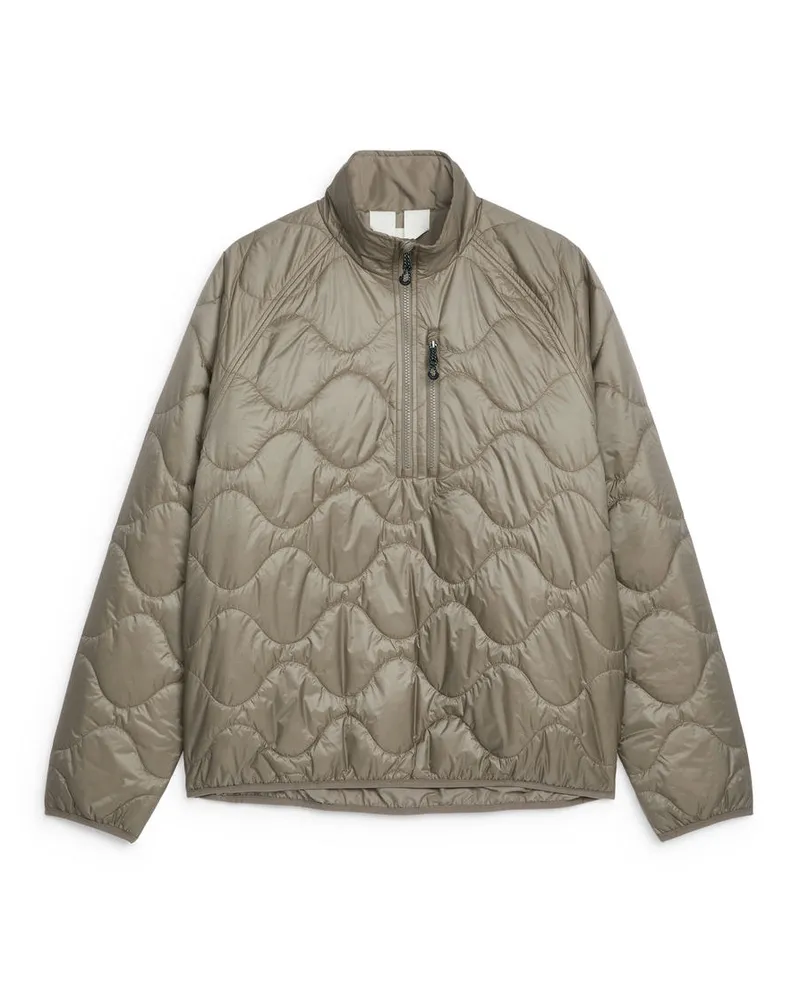 Arket Leichte Steppjacke - Beige Taupe