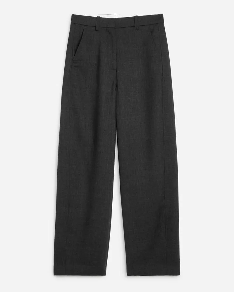 Arket Elegante Lockere Hose -Grau Grau