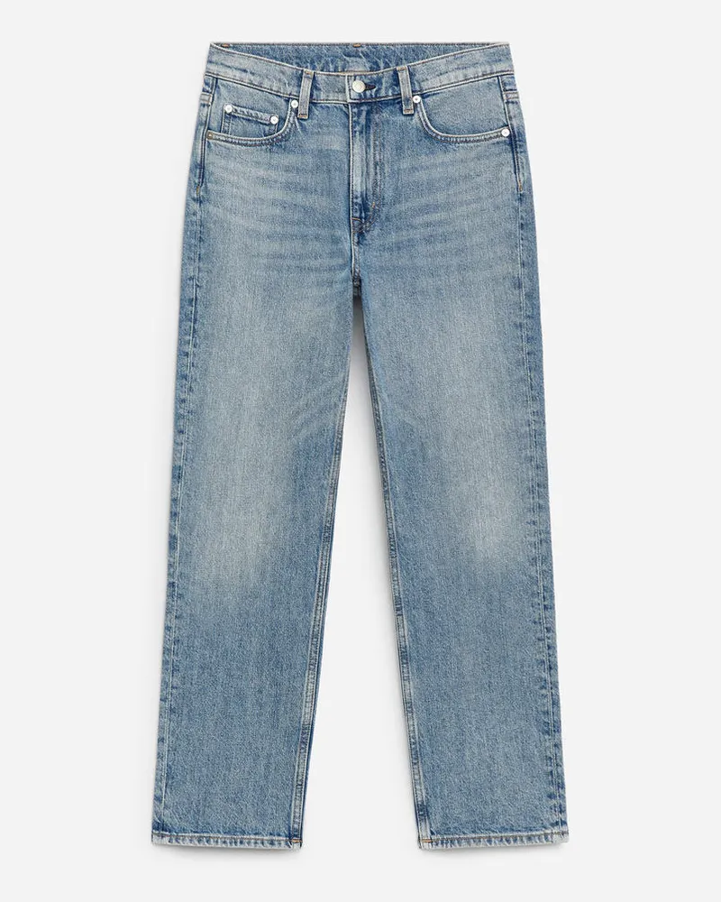 Arket JADE Cropped Slim Jeans -Blau Blau