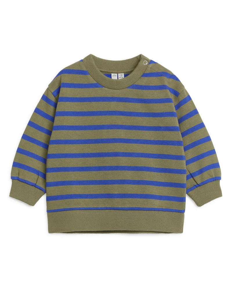 Arket Sweatshirt Aus Baumwolle -Blau Blau