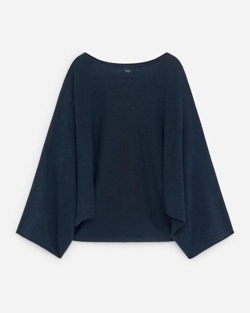 Arket Top Mit Drapierung -Blau Blau