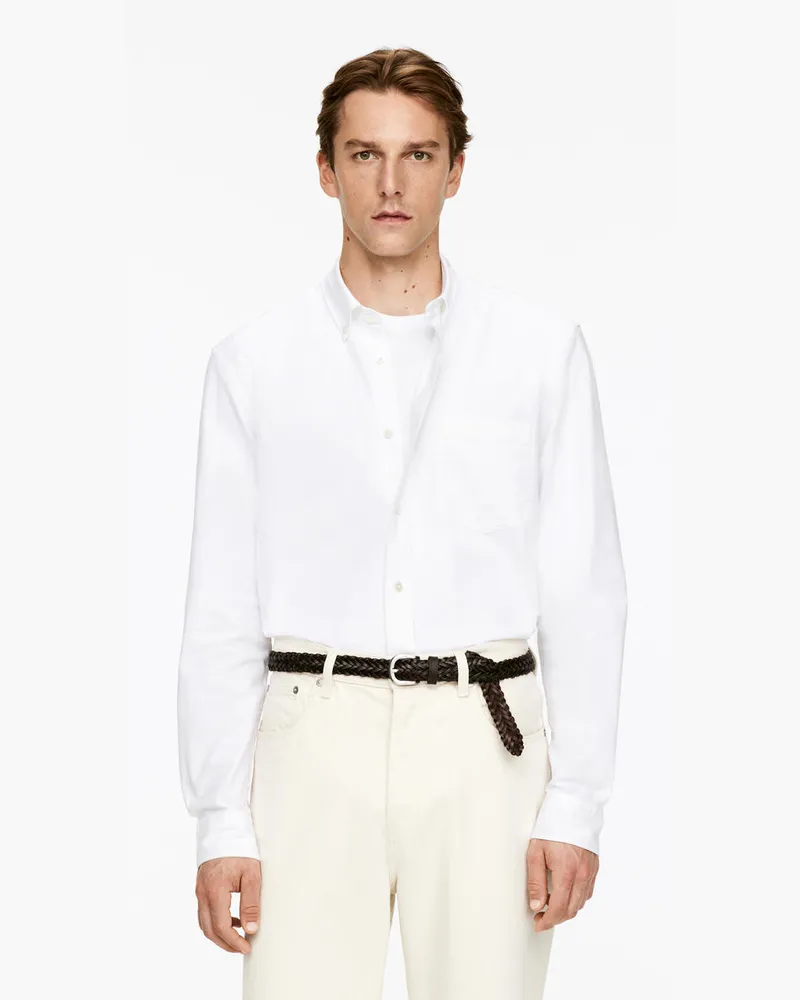 Arket Oxford-Hemd -Weiß Weiß