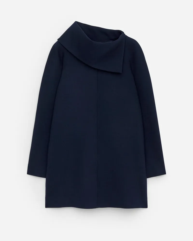 Arket Minikleid Aus Wollmischung -Blau Blau