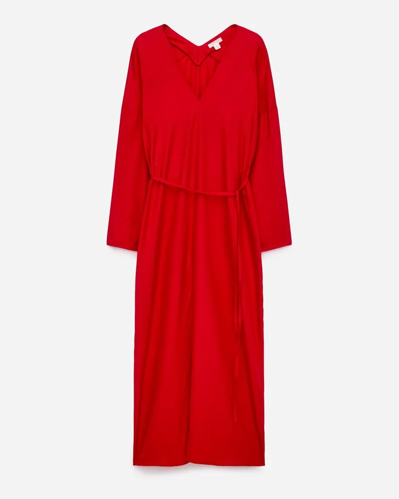 Arket Maxikleid Aus Seidenmischung -Rot Rot