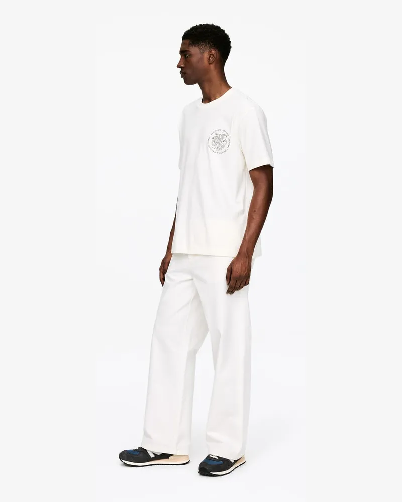 Arket ARKET CAFÉ T-Shirt Mit Print -Weiß Weiß