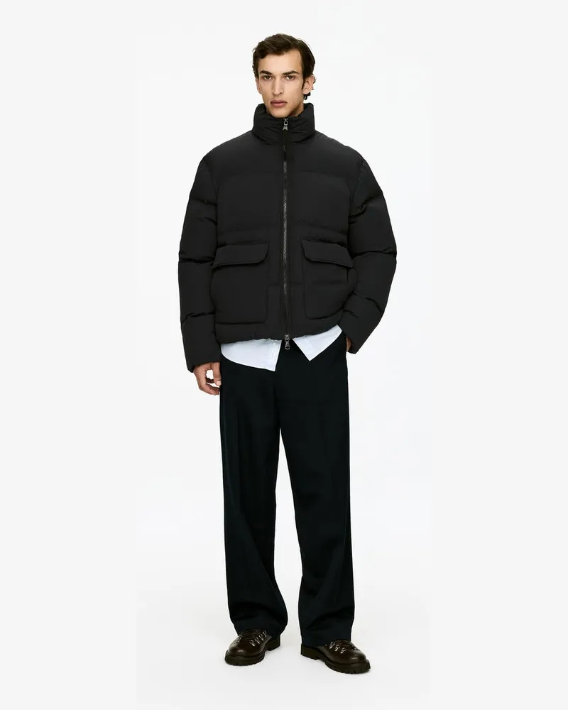 Arket Upcycled Down™ Jacke -Schwarz Schwarz