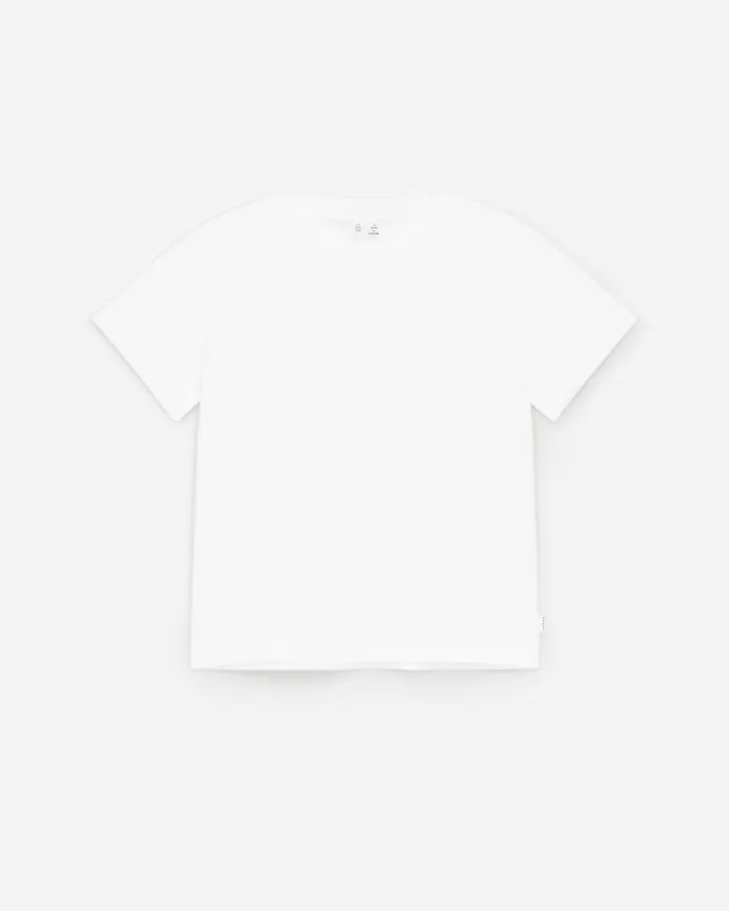 Arket T-Shirt Mit Rundhalsausschnitt -Weiß Weiß